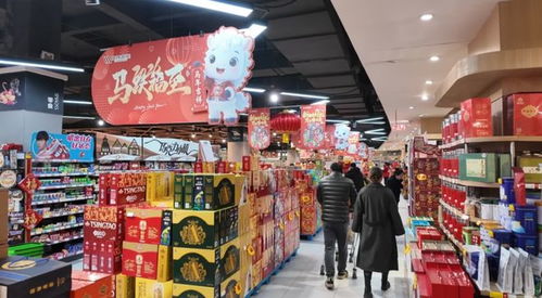 山東萊西春節消費市場繁榮興旺，日用百貨購銷兩旺年味足